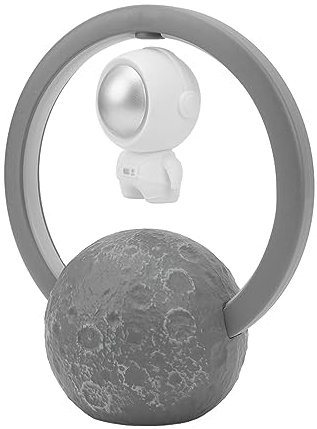 Dilwe Magnetischer Schwebender Lautsprecher, Schwebender Drahtloser Bluetooth-Audiolautsprecher in Spaceman-Form, Magnetisch Schwebender RGB-Licht-Bluetooth-Lautsprecher