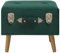 Kangmusi Hocker mit Stauraum 40 cm Grün Samt,329251kangmusi
