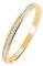 JJDreams 6 mm Strass Armreif,Gold plattiert Cubic Zirconia Tennis Armreif für Hochzeit Schmuck für Party Hochzeit Dating,Gold