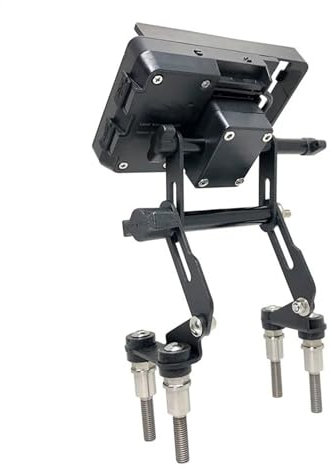 Porta Movil para Moto para BMW R1200R 2011 2012 2013 2014 Soporte De Navegación GPS para Teléfono Móvil con Manillar De Motocicleta con Carga USB Soporte Moto Movil(C with USB Charging)