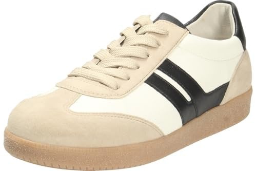 Gabor Damen Low-Top Sneaker, Frauen Halbschuhe,Best Fitting,Freizeitschuhe,schnürschuhe,schnürer,Business,Oak/Latte/schwarz,38 EU / 5 UK