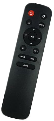 YUGSHNKFC Mando A Distancia Repuesto para Barra Sonido SB120 SB170 Home Theater SB120 SB140 SB170 Controlador Barras Sonido