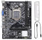 Scheda Madre H510M K COMPUTER, DDR4 ATX 64 GB Motherboard da Gioco per LGA1200 GEN 10 11 CPU, PCI E3.0 X16, VGA, M.21 Key E PCIE WiFi, 4 USB3.0, M.2 NVM SATA3.0
