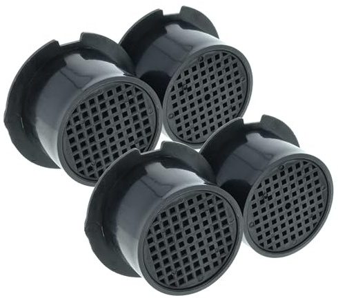 vhbw 4x Filter kompatibel mit Miele KWL 4712 SGE | KWL 4712 Sed, KWL 4812 S, KWL 1900 S, KWL 4612 S Kühlschrank - Aktivkohlefilter