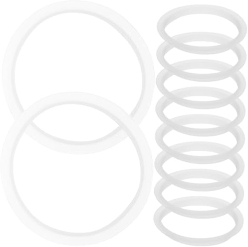 Toyzfriendy 10 Anelli Di Silicone Per Sigillatura Barattoli Bocca Larga Guarnizioni Elastiche Riutilizzabili Per Conservazione Alimentare Sigillo Sicuro Per Barattoli Mason Facile Installazione