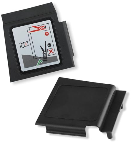fKiZanthene Batteriepolabdeckung Set für Autobatterie, Zwei Stück Pluspol und Minuspol Schutzkappe aus robustem Material für Batterie Schutz im Fahrzeug in Garage und Außenbereich