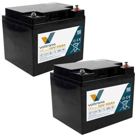 Rollstuhlakku passend für Heartway USA P3DXC Maxx C 24V 2 x 12V 50Ah – Voltrana Ersatzakku