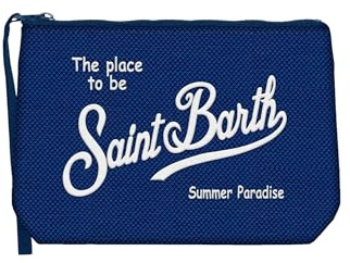 Saint Barth Mc2 Unisex Pochette ALI0008 Gomma Blu Scuro Taglia Unica