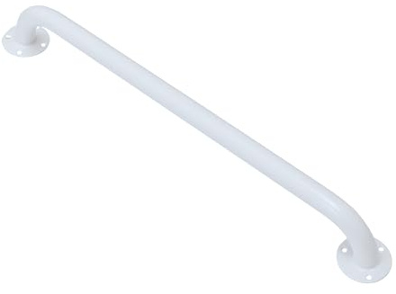 HOMECRAFT Steel Ringwood Grab Bar, Safety Rail and Mobility Aid for Bathroom and Shower, Elderly, Handicapped and Disabled User Support, Indoor and Outdoor Attachment , 18