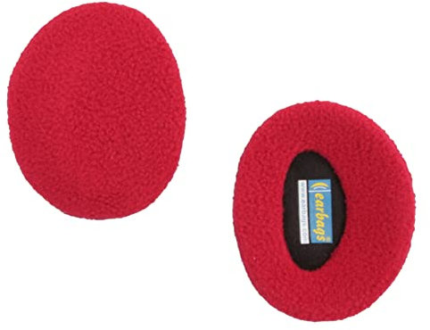 Earbags Ohrenwärmer Standard, weinrot, S, Fleece
