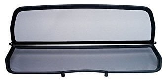 Déflecteur de vent pliable avec fermeture rapide - noir pour Peugeot 307CC | Filet Anti-Remous Coupe | Déflecteur d'air