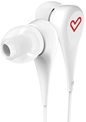 Energy Sistem Style 1 - Auriculares intrauditivos (cómodos y ligeros, acabado rubber, cable de 120 cm, con diseño plano) color blanco