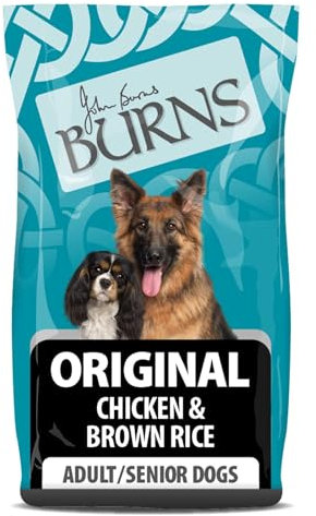 Burns Pet Nutrition Hypoallergenic Complete Dry Dog Food Adult and Senior Dog Original Chicken and Brown Rice 12 kg