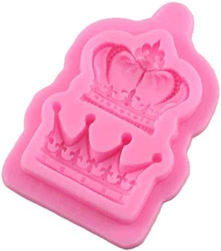 CMJ Crowns Silicone Mould Fondant Cake Icing Chocolate Crown King Royal Queen UK