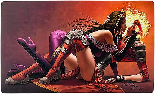 Arkero-G Kompatibel für MTG Magic Chandra Kissing Liliana Spielmatte/Custom Playmat/Tisch Unterlage