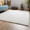 Steffensmeier Handweb Teppich Kos | Wolle (Schurwolle), Natur Hell, handgewebt, Größe: 200x290 cm Wohnzimmer und Schlafzimmer