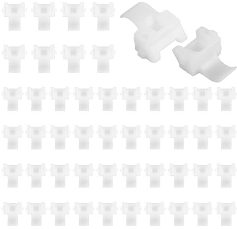lasuroa 50pcs Cabinet Restrictor Clips Compatible with Blum 38C315B3, 86 Degree Angle Restriction Hinge Clips Invisible Hinge Angle Limiter Cabinet Door Angle Restrictor for American Cabinet Hinges