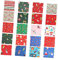 COHEALI Quiltstoff 20St Weihnachts Tuch Gruppe weihnachtsstoffe Handgefertigter Mehrzweckstoff Weihnachten der Stoff Baumwolle Fette Viertelbündel