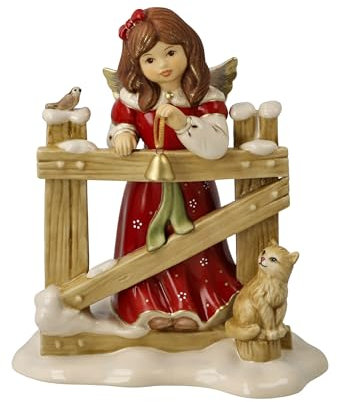 Goebel Engelfigur Gartenbesuch - Winterwald Weihnachten