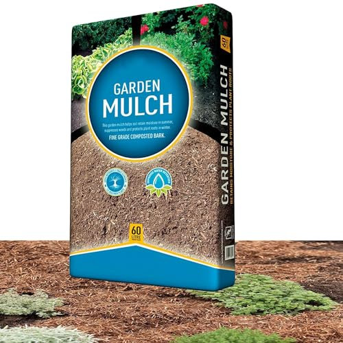 60 Litres Garden Mulch Decorative Soil Conditioner With Improved Water Retention (1 Bag (60 Litres))