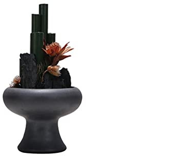 CLARISSABEL Piante Artificiali da Interno Simulazione Bonsai Modern Creative Simulation Bamboo Green Plant Piante in Vaso Adatte for la Decorazione del Desktop di casa Piante Finte