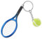 Bruislard Schlüsselanhänger, Mini Tennis Schläger Anhänger Keychain, Keychain Tennisball, Tennisball Anhänger Geschenke für Sport Liebhaber Geschenk