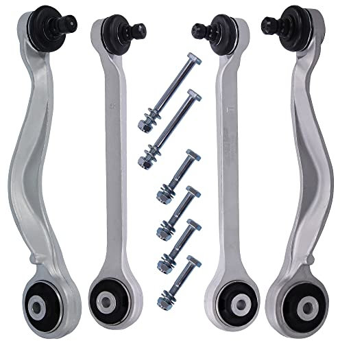 BESTPRICE 1x Querlenker Vorderachse rechts vorne oben, 1x Querlenker Vorderachse links hinten oben, 1x Querlenker Vorderachse rechts hinten oben Kompatibel mit A udi A4 B5 (8D2), A4 B5 Avant (8D5), A4