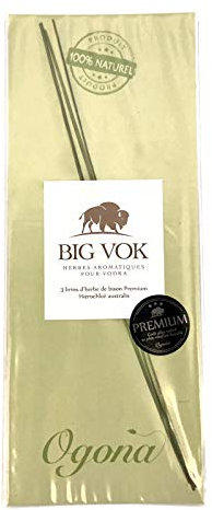 OGONA Herbe de Bison Hierochloë Australis BIG VOK (Sachet de 3 brins, pour 1 Bouteille)