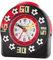 Jacques FAREL Kinderwecker Lernwecker Jungen Fußball Analog Quarz mit Licht und Snooze Alarm Schwarz Rot ACW 31