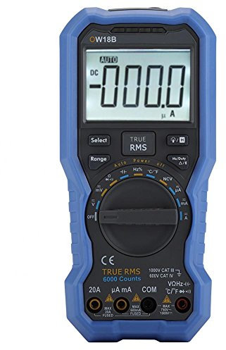 Digital Multimeter, Tragbare Bluetooth Messgeräte Digitales Voltmeter Amperemeter Ohmmeter mit NCV, Diode und Durchgangstest HZ, Hintergrundbeleuchtung LCD Elektrische Automatisch Prüfvorrichtung für