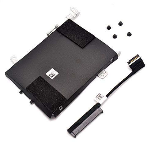 Deal4GO SATA-Festplatten-Caddy Halterung VX90N + HDD-Kabelanschluss 4G9GN für Dell Latitude E5570 5570 Precision 15 3510 M3510 in Schwarz