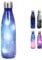 COMVIP Bouteille d'eau Isotherme en Acier Inoxydable Gourde Sport 500ml Galaxie E: Bleu/Blanc