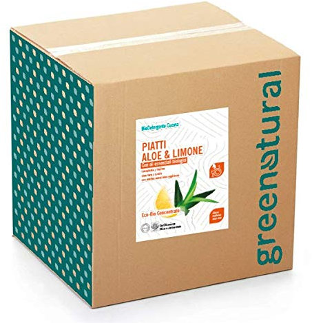 GREENATURAL BAG 10 Kg Piatti e Stoviglie ALOE - ecobio