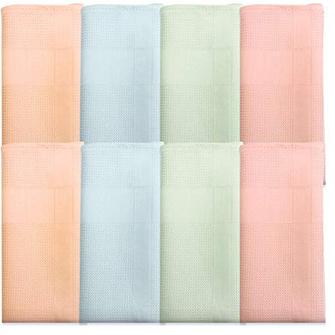 Melody® Putztuch Mikrofaser Reinigungstücher Streifenfrei für Hochglanzflächen Saugstark Mikrofasertücher Geschirrtücher Trockentuch Bez Bezler Wischtuch #3052 (8er-Pack, bunt)