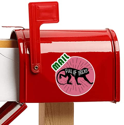 Beauty Gift Black Monkey Animal Silhouette Natural Aufkleber Briefkastenaufkleber Kleber