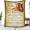 WJMSDK Personalisierte Decke Geschenk für Sohn von Mama, Kuscheldecke An Meinen Sohn von Mama, Witziges Brief Gedruckt Decken Geschenke für Sohn Weihnachten Geburtstag Graduierung