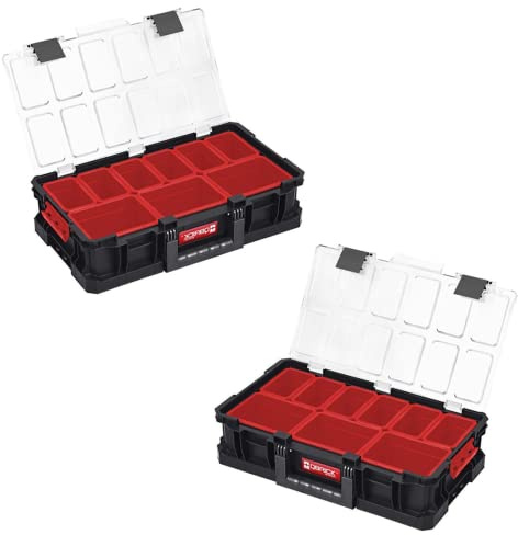 SET MIT 2 - Qbrick System TWO Organizer Plus Polycarbonatr Polyamid-Verschlüsse