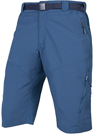 Endura Men's Hummvee Shorts with Liner, Blueberry, M