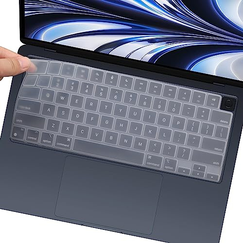 Silikon-Tastaturabdeckung für MacBook Air 13 Zoll 15 Zoll M4 M3 M2 M1 Pro/Max, 2025-2021 MacBook Pro 14 Zoll 16 Zoll M4 M3 M2 M1 Pro/Max, MacBook Air 13 Zoll 15,6 Zoll MacBook Pro 36.0 cm 1 cm, 41,1