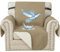 YSTELLAA 100% Wasserdicht Sesselhusse 1 Sitzer, Couch Bezug Rutschfes, Waschbar Couchüberzug, Sofabezug Mit Armlehnen, Universal Sofa Covers Für Katze Hund, Mit Gummiband, Khaki