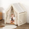 hoopyosms Kinderzelt Indoor, Kinder Spielhaus für Jungen und Mädchen, Kinderspielzelt aus Robustem Kunststoff, Leseecke Kinderzimmer, Spielhaus für Drinnen, 80x80x105cm