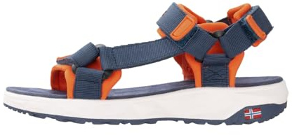 Trollkids Kids Lysefjord Sandal | Leicht, Individuell verstellbare Klettverschlüsse, Sohle mit Dämpfung, Microfaser-Fußbett