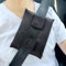 Seidiges Satin-Port-Kissen, Herz-OP-Kissen für Chemo-Port nach offener Herz-Operation, Erholung, Geschenke, Bypass-Herzschrittmacher, Muss-Schutz, glattes Kühlkissen, Schwarz