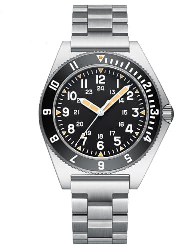 STEELDIVE SD1944 Schwarze Sportuhren, wasserdicht, NH35, leuchtend, automatisch, Edelstahl, Taucheruhr, V 1