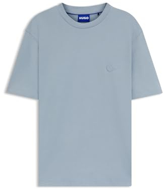 HUGO Herren Niley T-Shirt aus Baumwoll-Jersey mit Happy Logo