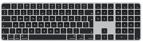 Apple Magic Keyboard with Touch ID and Numeric Keypad for Mac models with Apple silicon - International English - Black Keys 