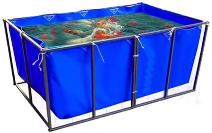 Revestimiento para Estanque de Peces, Piscina de Almacenamiento de Agua, Estanque de Peces de Lona de PVC (sin Marco), revestimientos Flexibles para estanques, Bolsa de plástico de 450 g/m²