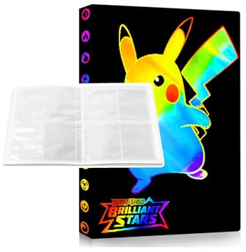 Raccoglitore Carte, Album per giochi di carte collezionabili, Porta Carte, 30 Pagine 4 Tasche per Pagina Contiene 240 (S1)