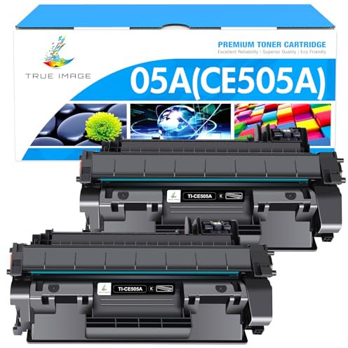 05A CE505A Toner Kompatibel für HP 05A 05X CE505A CE505X Laserjet P2035 P2055DN P2035N P2055 P2055D P2055X P2030 P2050 Schwarz, 2er-Pack