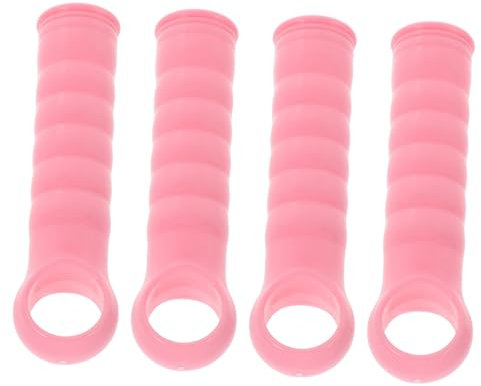 Abaodam 4pcs Broom Handle Grip Ergonomic Plastic Mop Rod Sleeve for and Rustproof Broomstick Accessories for Home and Office Cleaning